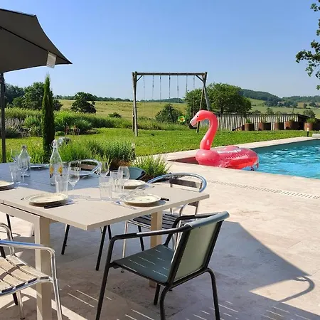 Vila La Seraille - 12 Pers - Piscine - Campagne Fréjairolles